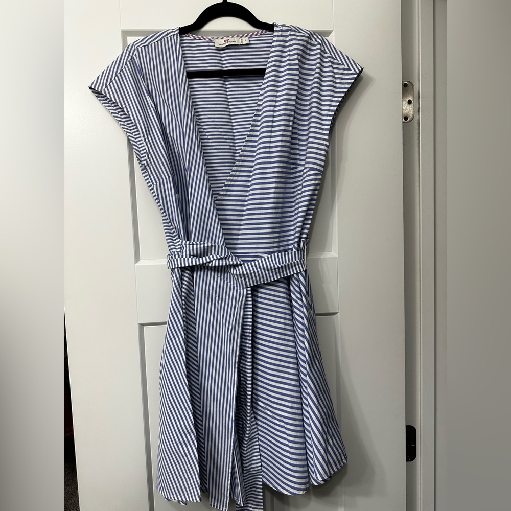 Vineyard Vines Grier Stripe Wrap Dress
